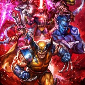 The X-Men vs Magneto Marvel Art Print unframed by Sideshow Collectibles